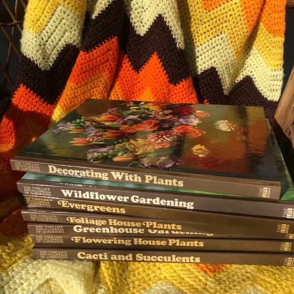 Vintage Time Life Encyclopedia of Gardening 70s books Indoor and outdoor plants
